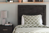 Belachime Charcoal Twin Panel Bed by Ashley at Eve Furniture