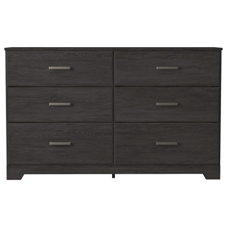 Belachime Black Panel Bedroom Set by Ashley at Eve Furniture