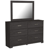 Belachime Black Panel Bedroom Set by Ashley at Eve Furniture