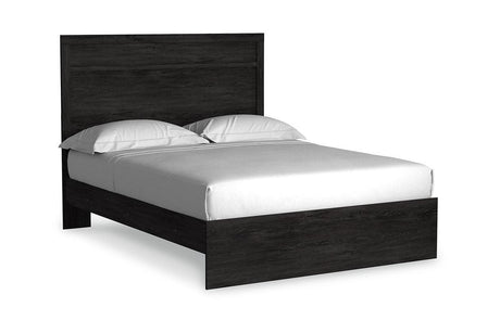 Belachime Charcoal Queen Panel Bed by Ashley at Eve Furniture