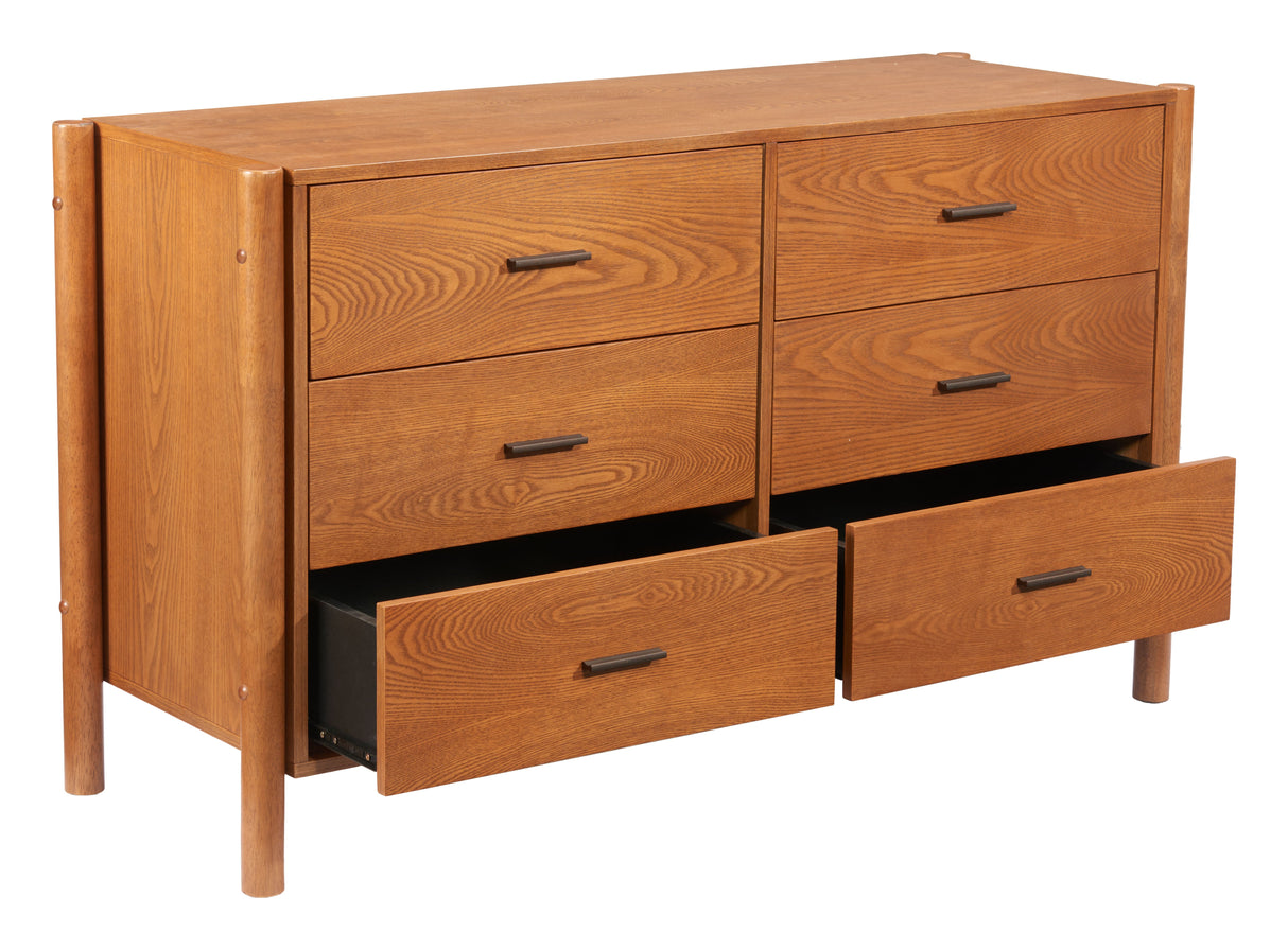 Beleza Walnut Dresser by Zuomod at Eve Furniture