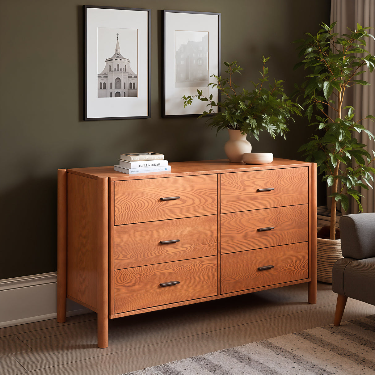 Beleza Walnut Dresser by Zuomod at Eve Furniture