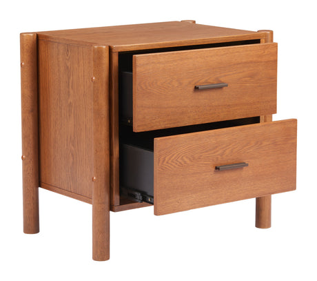 Beleza Walnut Nightstand by Zuomod at Eve Furniture