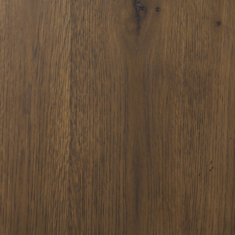 Belford 3-Drawer Dark Brown Oak Wood Closed Nightstand by Mercana at Eve Furniture