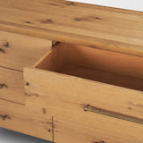Belford 6-Drawer Light Brown Oak Wood Dresser by Mercana at Eve Furniture