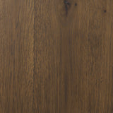 Belford Dark Brown Oak Wood Console Table by Mercana at Eve Furniture