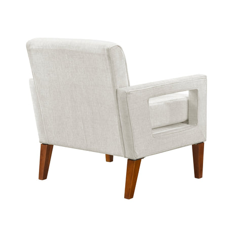 Belfort Beige Loveseat and Chair by Homelegance at Eve Furniture