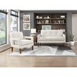 Belfort Beige Loveseat and Chair by Homelegance at Eve Furniture