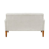 Belfort Beige Loveseat and Chair by Homelegance at Eve Furniture