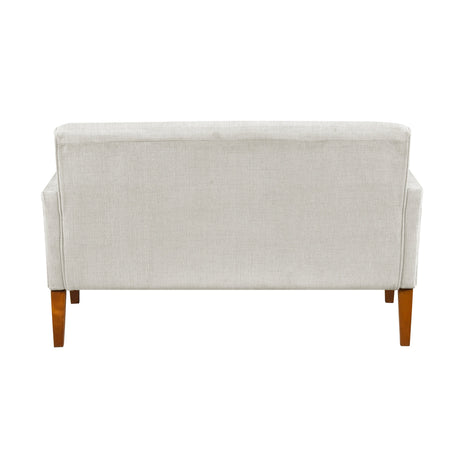 Belfort Beige Loveseat and Chair by Homelegance at Eve Furniture