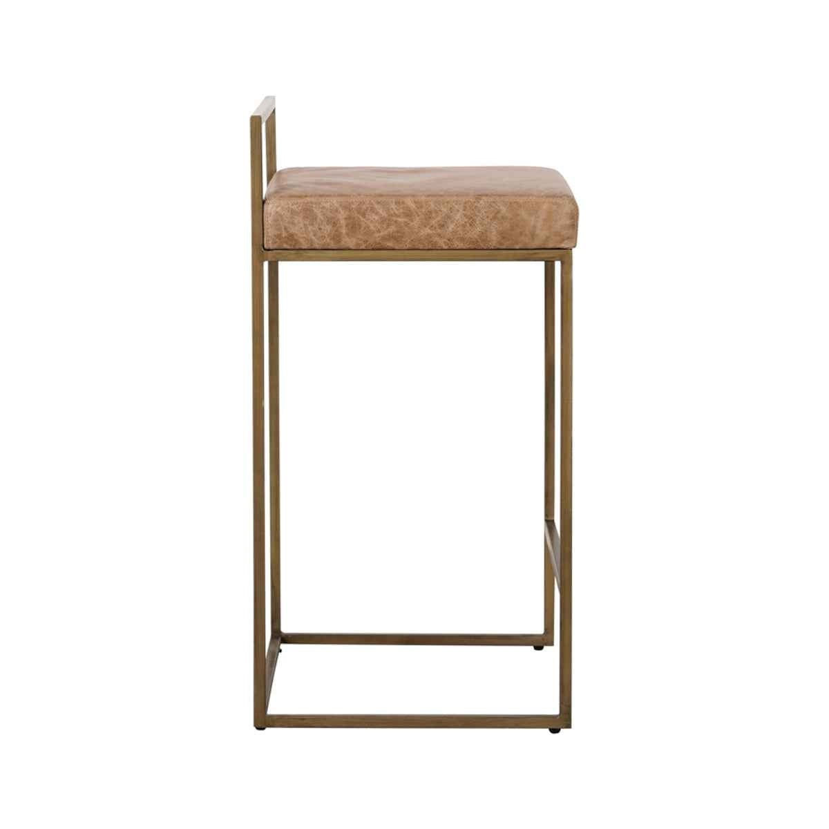 Belfort Chestnut Brown Counter Stool by Classic Home at Eve Furniture