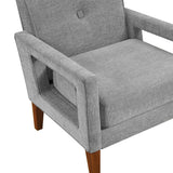 Belfort Gray Loveseat and Chair by Homelegance at Eve Furniture