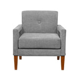 Belfort Gray Loveseat and Chair by Homelegance at Eve Furniture