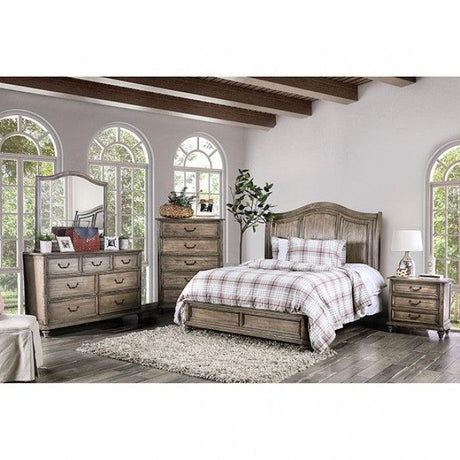 Belgrade Rustic Natural Dresser by Furniture of America at Eve Furniture