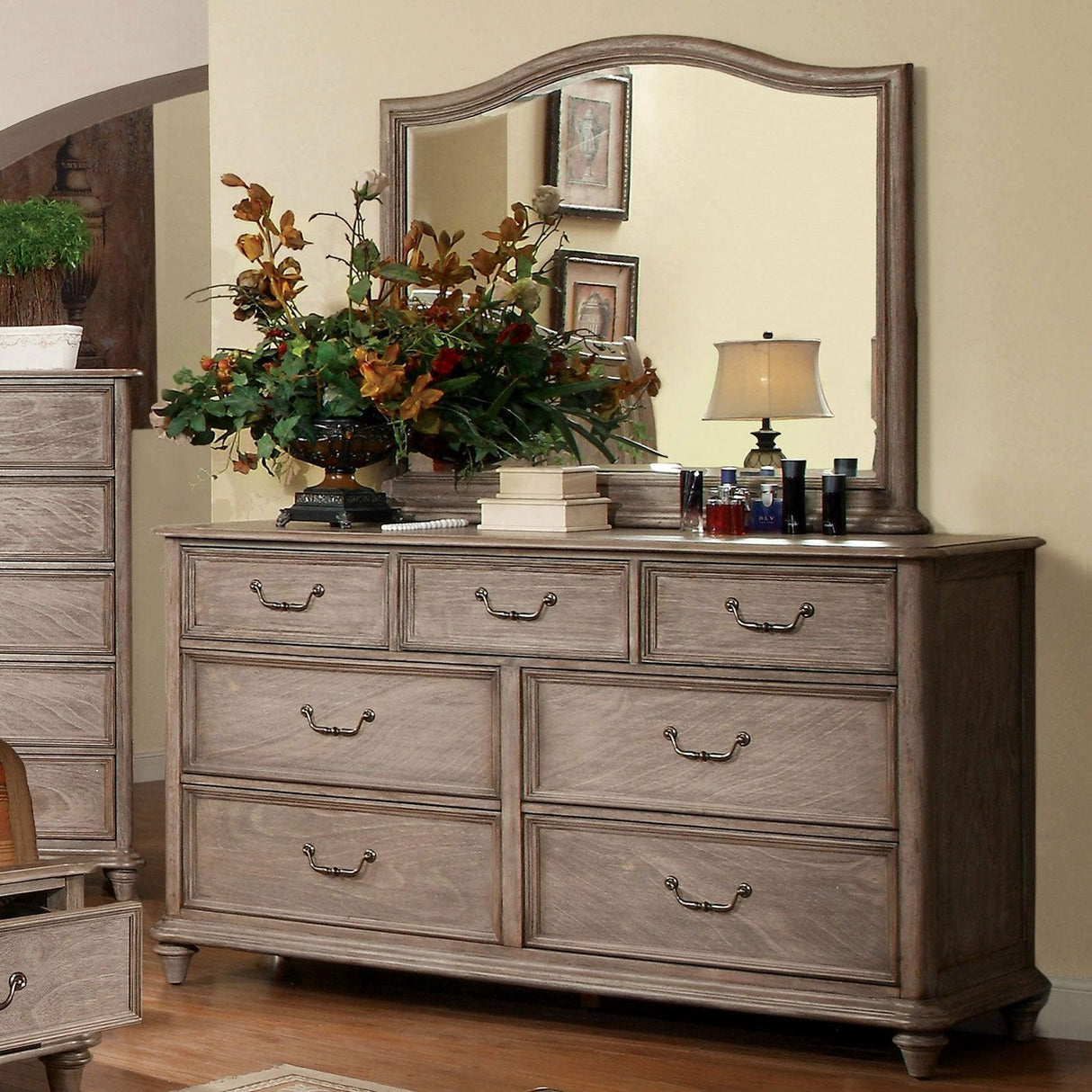 Belgrade Rustic Natural Dresser by Furniture of America at Eve Furniture