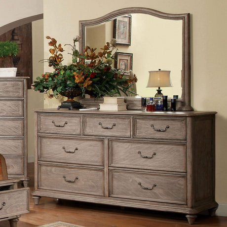 Belgrade Rustic Natural Dresser by Furniture of America at Eve Furniture