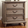 Belgrade Rustic Natural Night Stand by Furniture of America at Eve Furniture