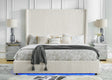 Belinda White King Platform Bed by New Era Innovations at Eve Furniture