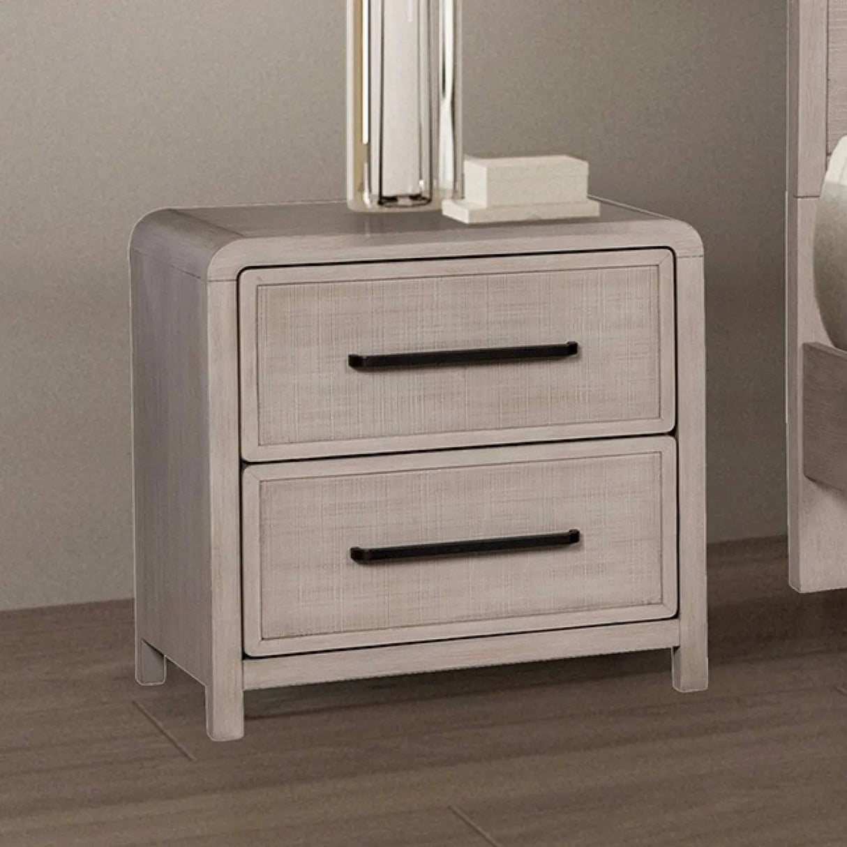 Belize Gray Fog 4-Piece Queen Bedroom Set by Furniture of America at Eve Furniture