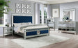 Bella Blue Panel Bedroom Set by New Era Innovations at Eve Furniture