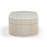 Bella Cream Large Storage Coffee Table by TOV Furniture at Eve Furniture