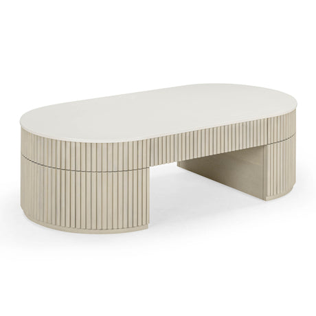Bella Cream Large Storage Coffee Table by TOV Furniture at Eve Furniture