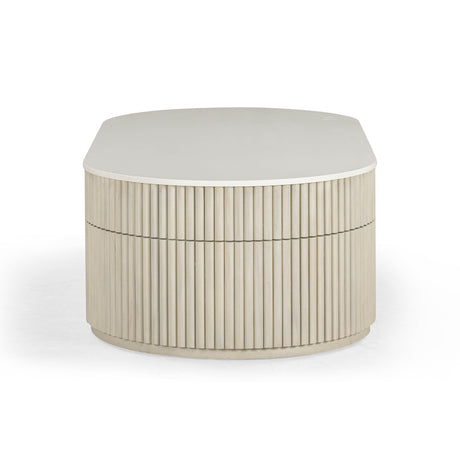 Bella Cream Large Storage Coffee Table by TOV Furniture at Eve Furniture