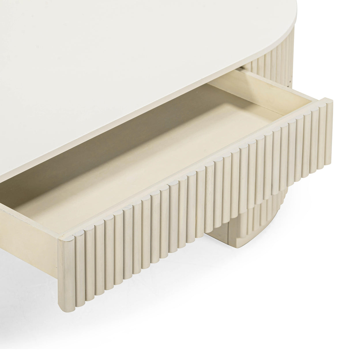 Bella Cream Large Storage Coffee Table by TOV Furniture at Eve Furniture