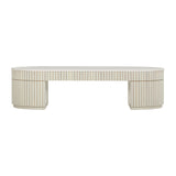Bella Cream Oval Coffee Table by TOV Furniture at Eve Furniture