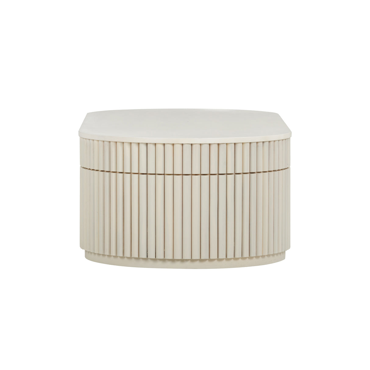 Bella Cream Oval Coffee Table by TOV Furniture at Eve Furniture