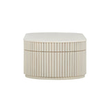 Bella Cream Oval Coffee Table by TOV Furniture at Eve Furniture