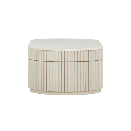 Bella Cream Oval Coffee Table by TOV Furniture at Eve Furniture