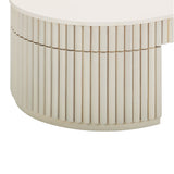 Bella Cream Oval Coffee Table by TOV Furniture at Eve Furniture