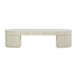 Bella Cream Oval Coffee Table by TOV Furniture at Eve Furniture
