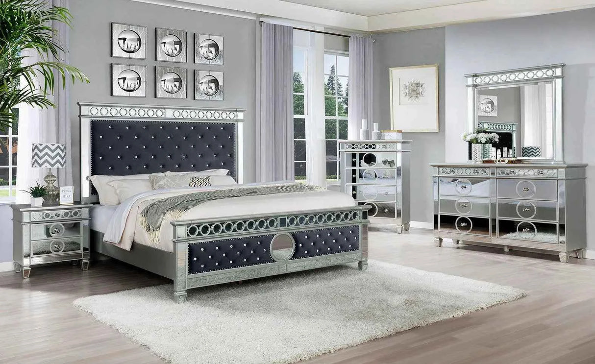 Bella Grey Panel Bedroom Set by New Era Innovations at Eve Furniture