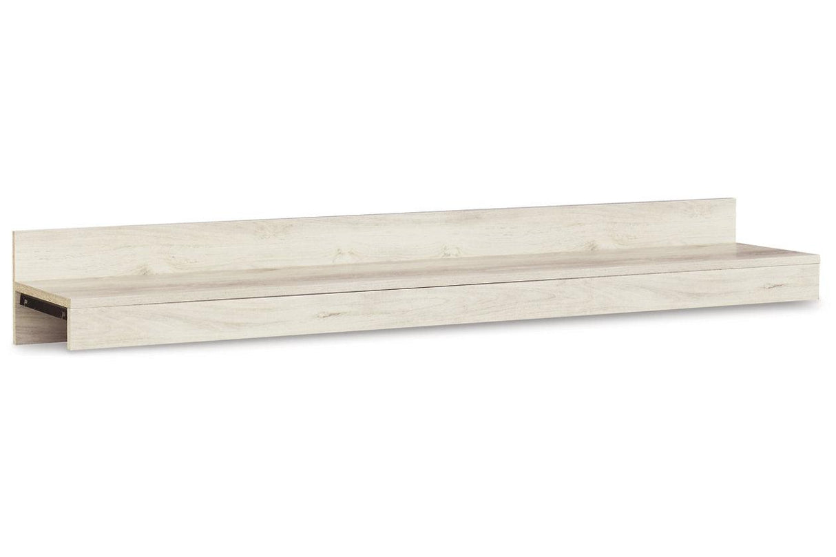 Bellaby Whitewash 4-Piece Entertainment Center by Ashley at Eve Furniture