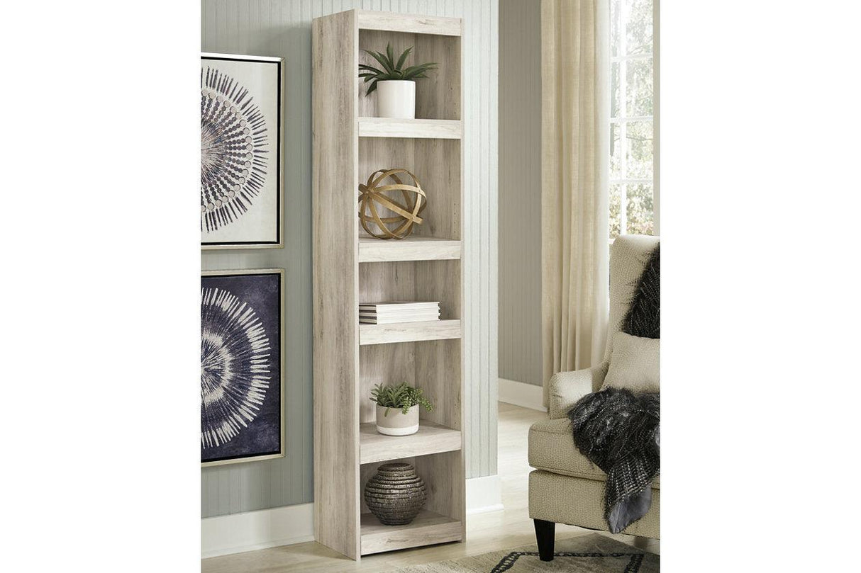 Bellaby Whitewash 4-Piece Entertainment Center by Ashley at Eve Furniture