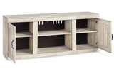 Bellaby Whitewash 4-Piece Entertainment Center by Ashley at Eve Furniture