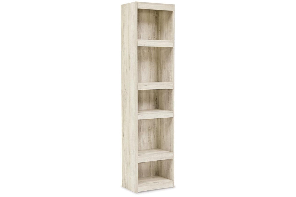 Bellaby Whitewash 4-Piece Entertainment Center by Ashley at Eve Furniture