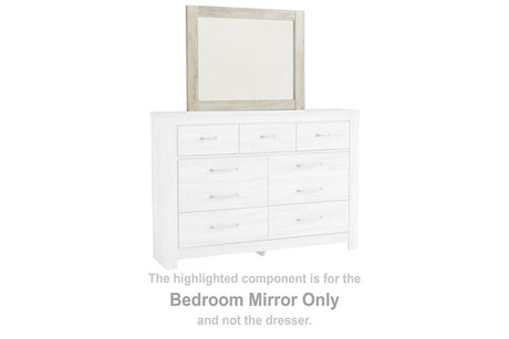 Bellaby Whitewash Bedroom Mirror (Mirror Only) by Ashley at Eve Furniture