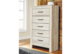 Bellaby Whitewash Chest of Drawers by Ashley at Eve Furniture