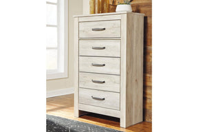 Bellaby Whitewash Chest of Drawers by Ashley at Eve Furniture