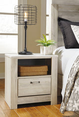 Bellaby Whitewash Crossbuck Panel Bedroom Set by Ashley at Eve Furniture