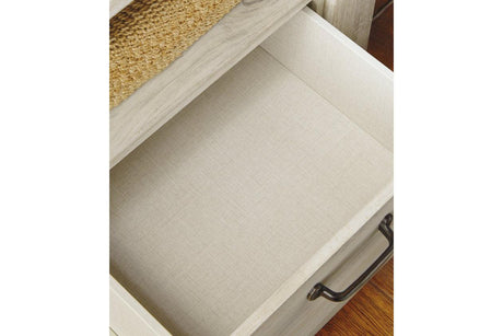 Bellaby Whitewash Dresser by Ashley at Eve Furniture