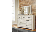 Bellaby Whitewash Dresser by Ashley at Eve Furniture