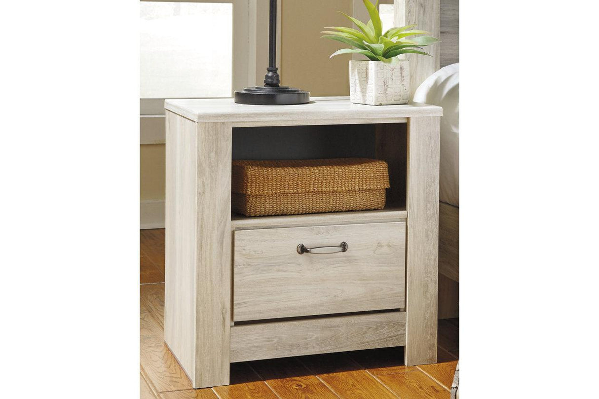 Bellaby Whitewash Nightstand by Ashley at Eve Furniture