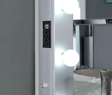 Belladonna Silver Mirror by Furniture of America at Eve Furniture