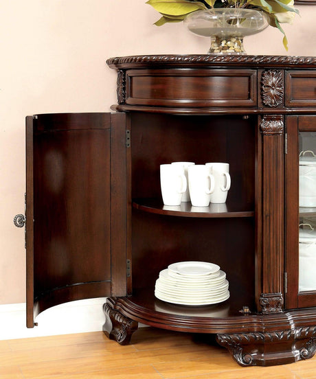 Bellagio Brown Cherry Server by Furniture of America at Eve Furniture
