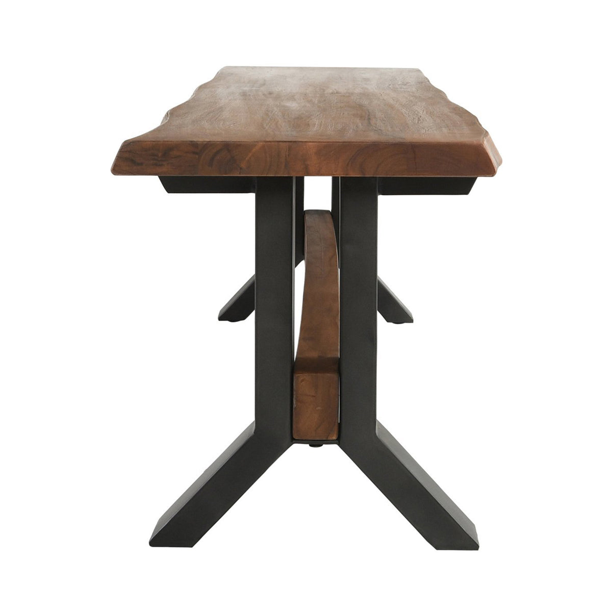 Bellamy 66" Dining Bench - Amber Brown by Classic Home at Eve Furniture