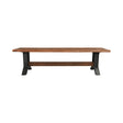 Bellamy 66" Dining Bench - Amber Brown by Classic Home at Eve Furniture